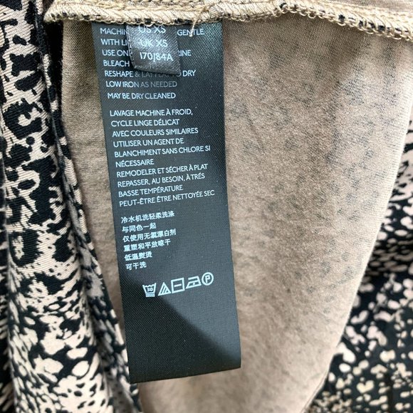 ANTHROPOLOGIE MAEVE Jacquin Animal Print Peasant Blouse Sz‎ XS - Picture 9 of 10